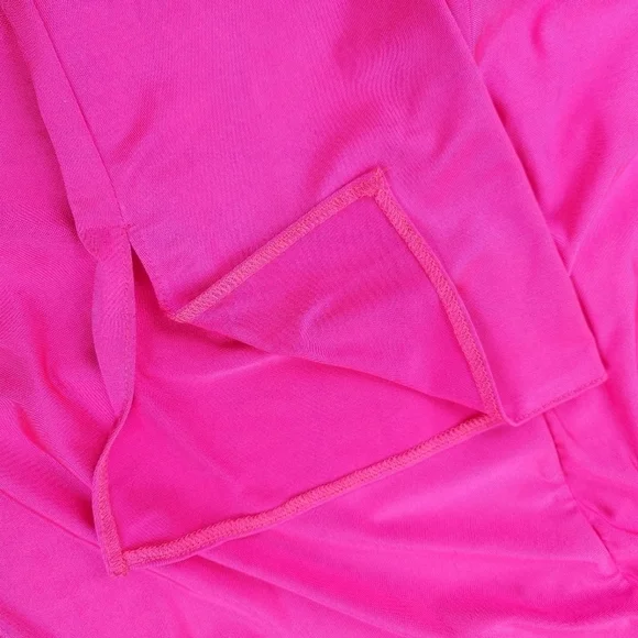 ASOS Pink Cowl Neck Slip Dress Sz 6 - Picture 7 of 11